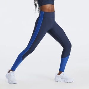 Bandier Center Stage Color Block Pro Fleece Legging - XS - NWT